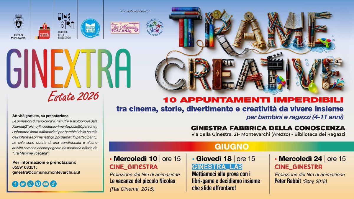 GINEXTRA ESTATE 2026 TRAME CREATIVE