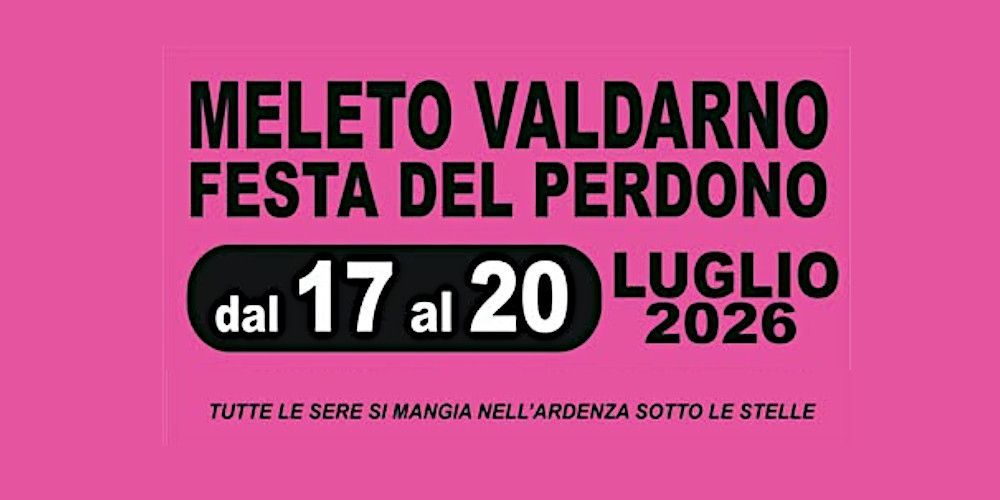 PERDONO A MELETO VALDARNO 2026