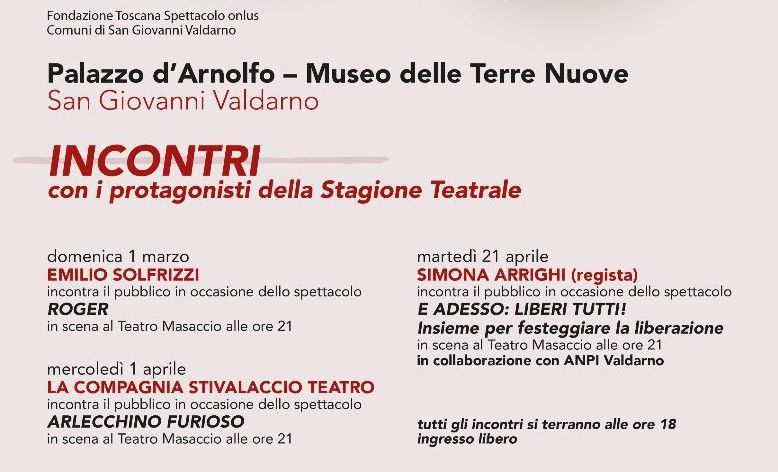 Incontri al Teatro Stagione Teatrale 19/2020
