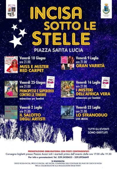 Incisa Sotto le stelle 2021