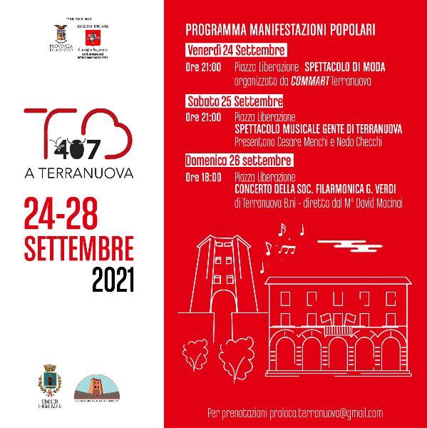 Festa del Perdono di Terranuova Bracciolini  2021
