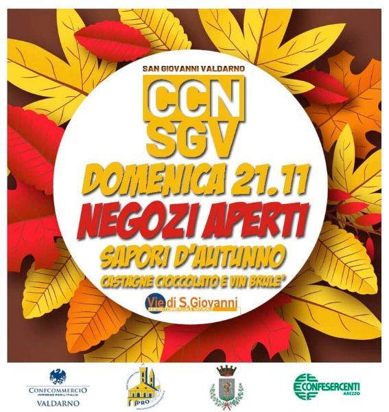 Sapori D'Autunno 2021 San Giovani Valdarno