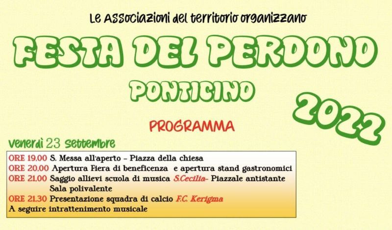 Perdono Ponticino  2022