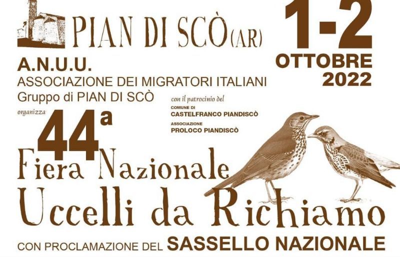 44° Fiera degli Uccelli da Richiamo di Pian di Scò