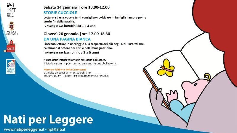 INIZIATIVE BIBLIOTECA DEI RAGAZZI GENNAIO 2023
