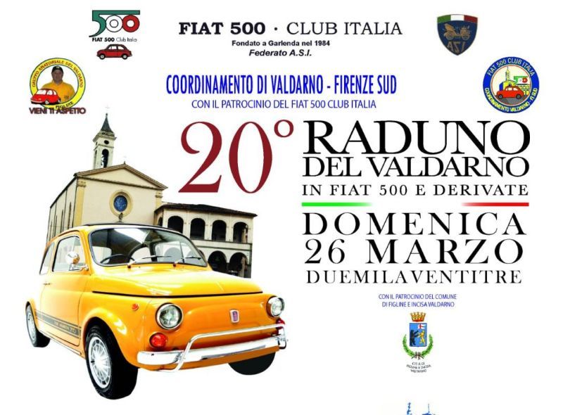 Raduno del Valdarno FIat 500 e derivate
