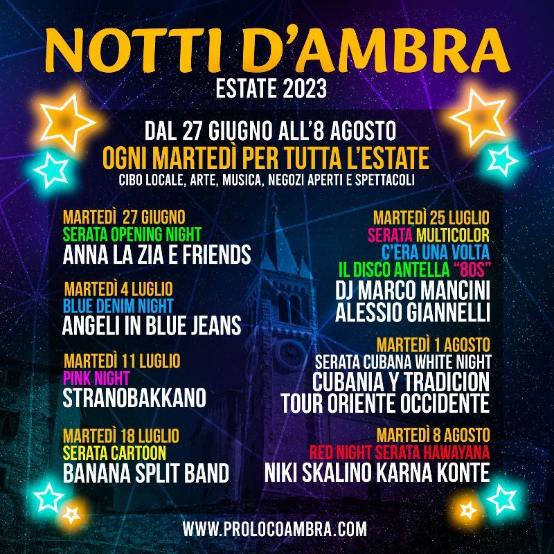 Notti d'Ambra 2023 