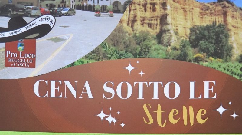 Cena Sotto le stelle a Reggello