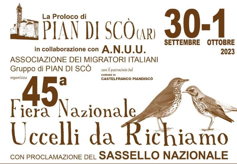  45° Fiera nazionale degli uccelli da richiamo