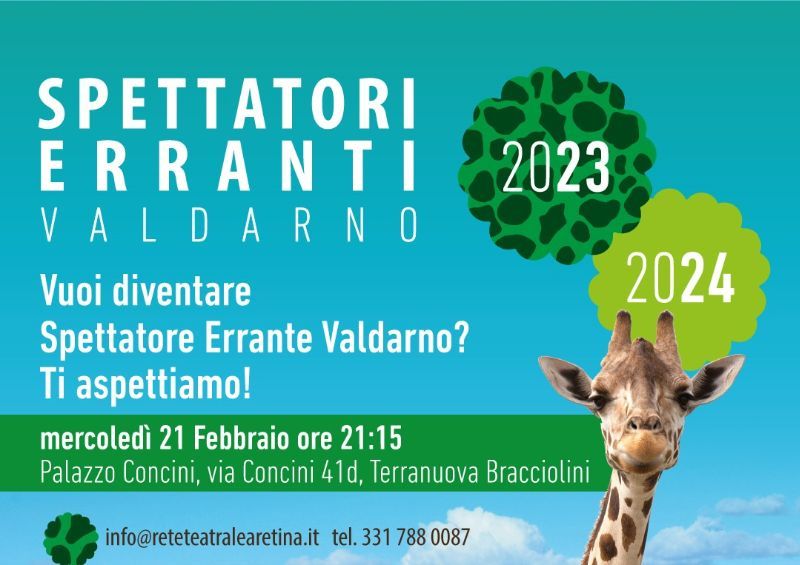 SPETTATORI ERRANTI VALDARNO 1° INCONTRO 2024