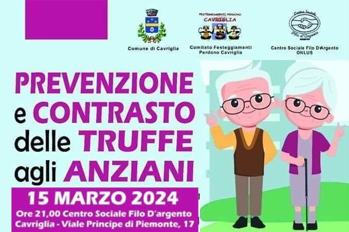 Truffe anziani come difenderci, incontro.