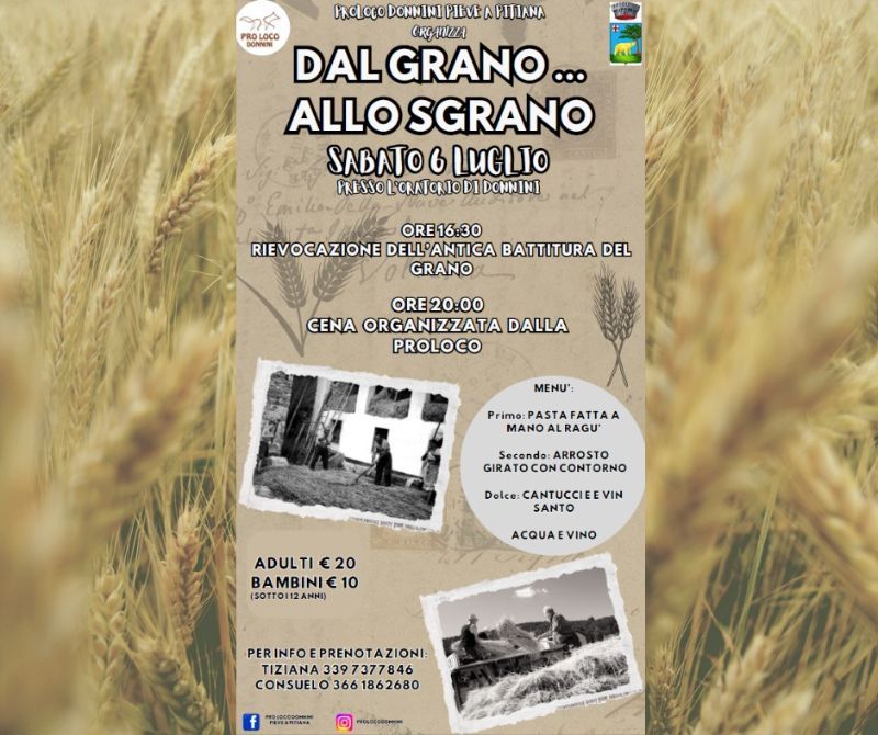 Dal Grano... allo sgrano