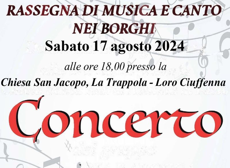 RASSEGNA DI MUSICA E CANTO NEI BORGHI ALLA TRAPPOLA