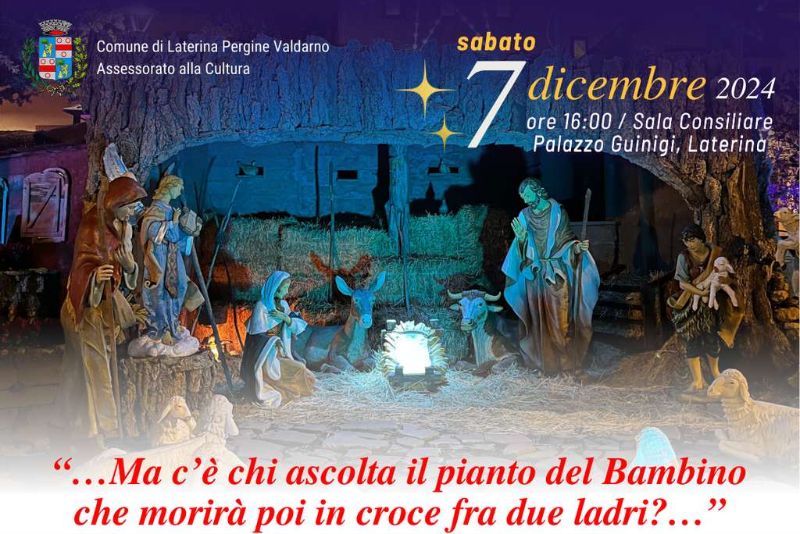 ...Ma c’è chi ascolta il pianto del Bambino / che morirà poi in croce fra due ladri?...
