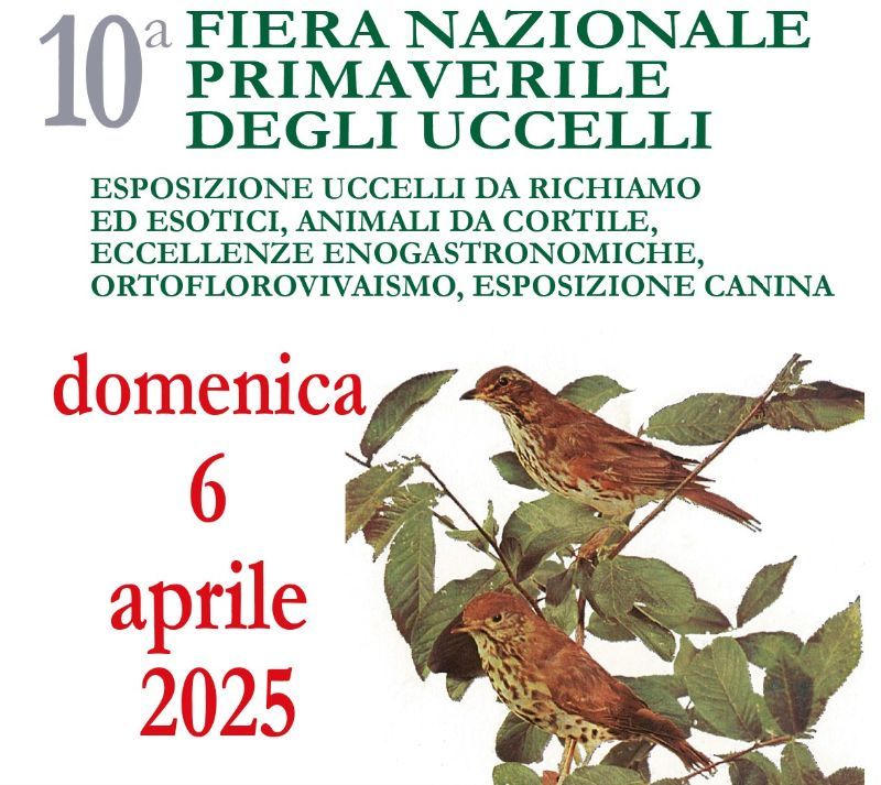 Fiera Primaverile degli Uccelli 10°  Edizione
