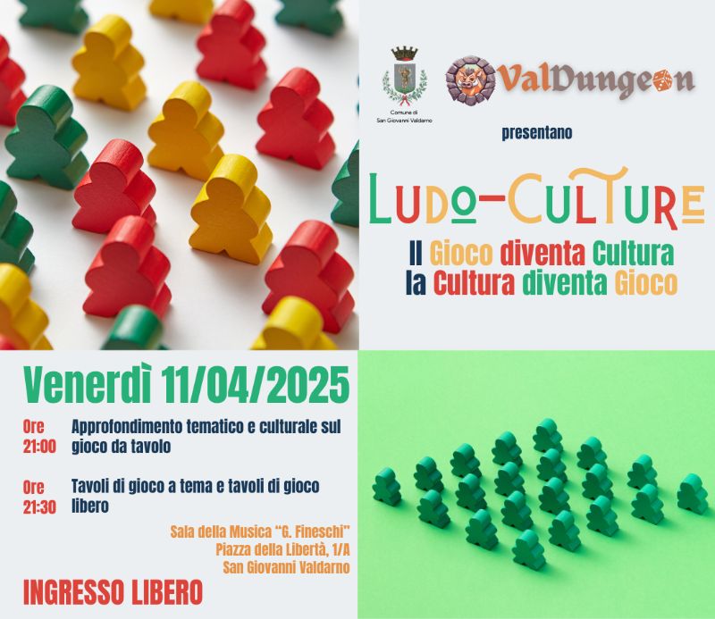 Ludo-culture, il gioco diventa cultura, la cultura diventa gioco