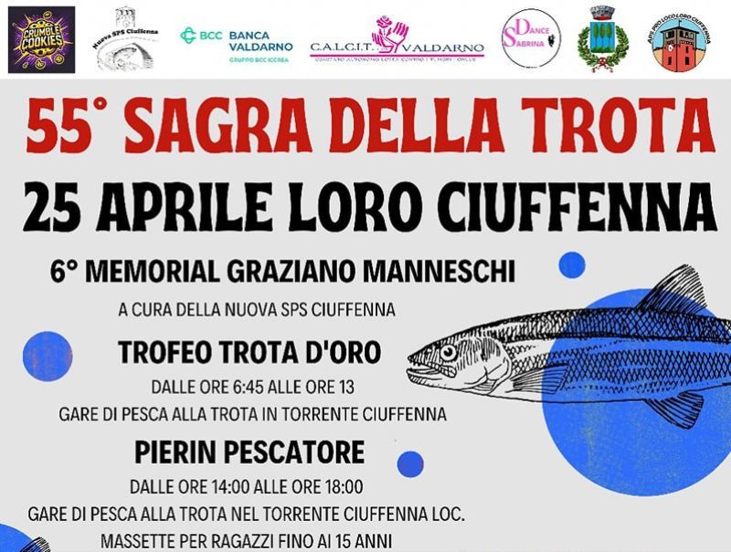 Sagra della Trota di Loro Ciuffenna 55°  Edizione