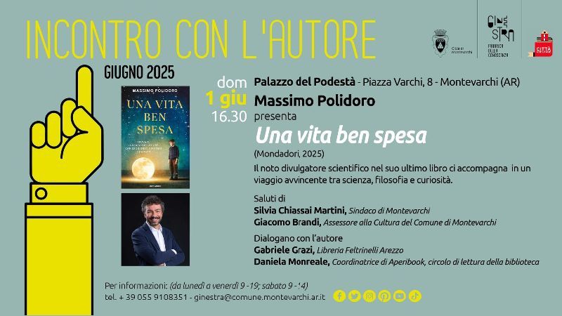 MASSIMO POLIDORO presenta: Una vita ben spesa (Mondadori, 2025)