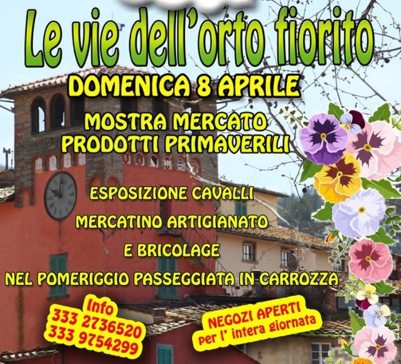 Tornano “Le vie dell'orto fiorito” a Loro Ciuffenna