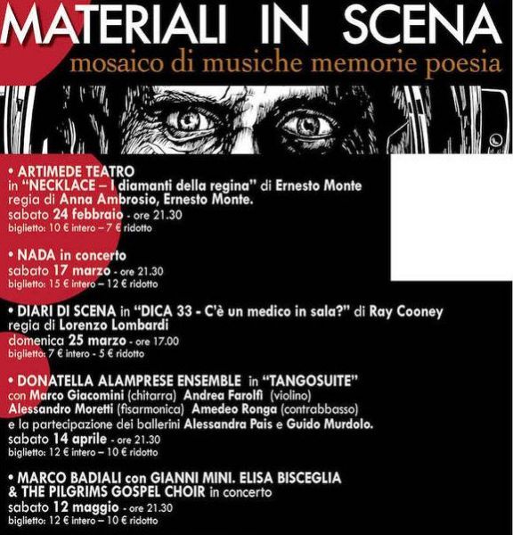Gli eventi della settimana Dal 30 Aprile al 6 Maggio