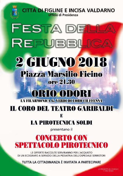 GLI EVENTI DELLA SETTIMANA IN VALDARNO Dal 28 Maggio al 3 Giugno 2018