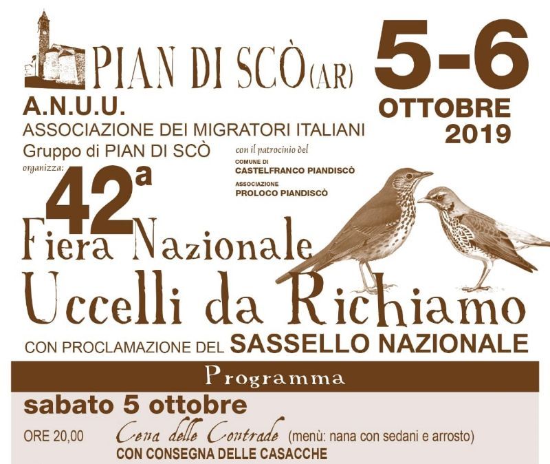 FIERA DEGLI UCCELLI 2019