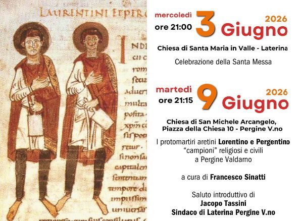 Festa Patronale dei Santi Lorentino e Pergentino: fede, storia e comunità nel cuore della Valdambra