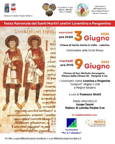 Festa Patronale dei Santi Lorentino e Pergentino: fede, storia e comunità nel cuore della Valdambra