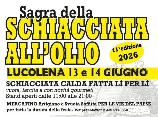 Sagra della Schiacciata all’Olio – 11ª edizione