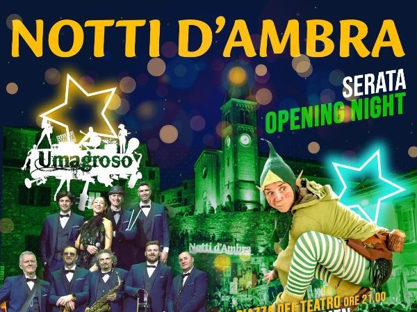 Notti d'Ambra 2026 Open Act. 