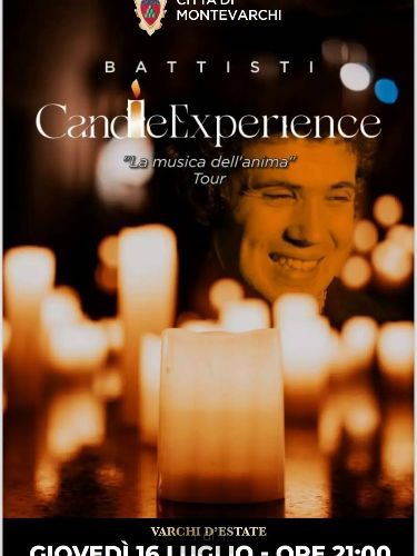 Candele Experiebce con la musica di Battisti