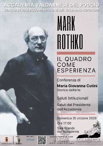 LA VITA E LE OPERE DI MARK ROTHKO,  CONFERENZA DELLA STORICA DELL’ARTE MARIA GIOVANNA CUTINI