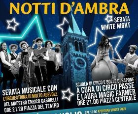 NOTTI D’AMBRA 2024  La sesta notte: Serata WHITE NIGHT 