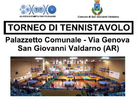 Primo torneo di tennistavolo valido per le qualificazioni ai campionati italiani