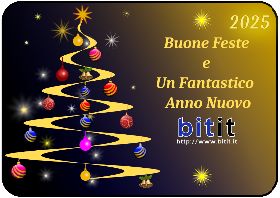 Buone Feste e un Fantastico Anno Nuovo 