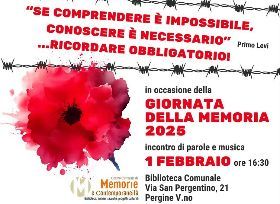 GIORNATA DELLA MEMORIA 2025 - Incontro di parole e musica