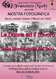 Le Donne ed il Lavoro nella Montevarchi del ‘900 - mostra fotografica