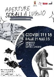 APERTURE SERALI DI LUGLIO MUSEO PALEONTOLOGICO