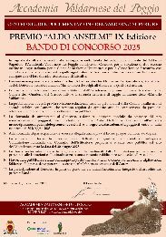 PREMIO "ALDO ANSELMI" IX EDIZIONE BANDO DI CONCORSO 2025